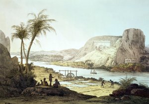 A núbiai Abu Simbel templomai, Augustine Aglio (1777-1857) metszetei